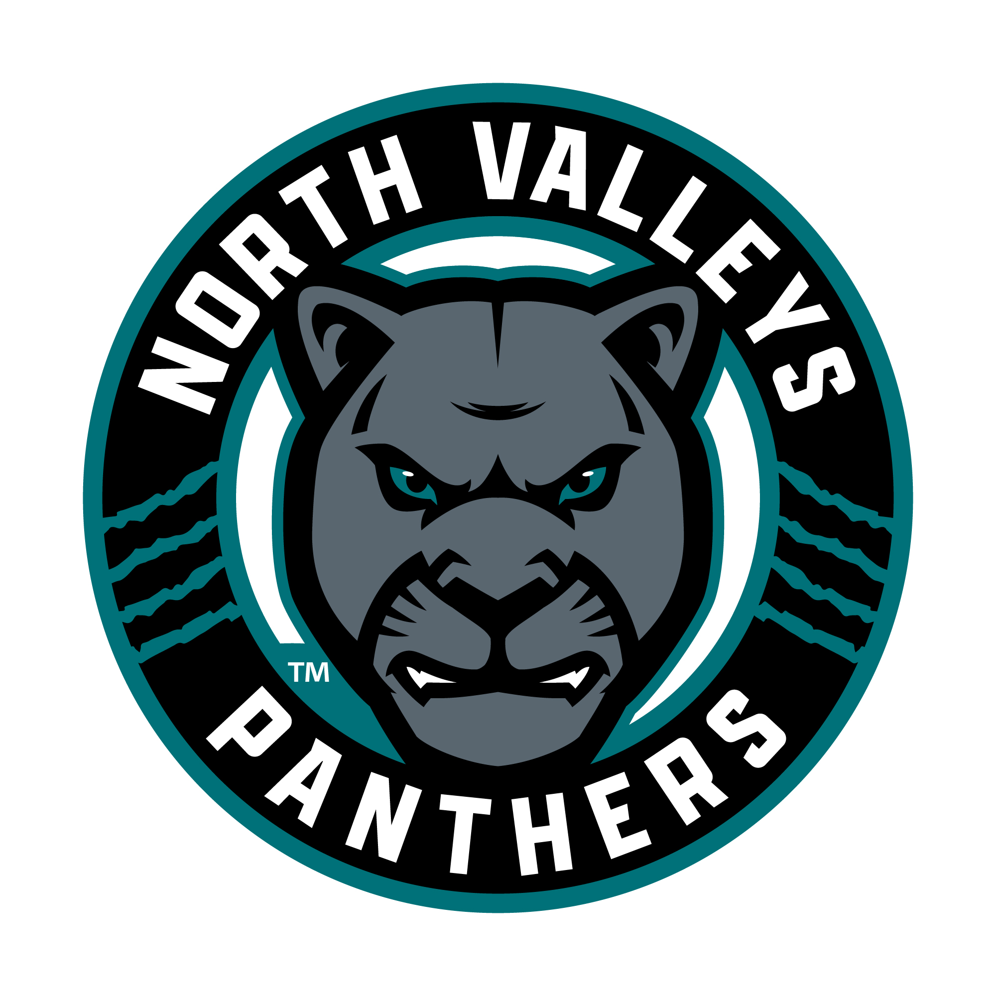 North Valleys High School Round Logo