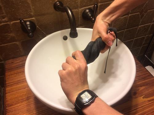 Ring out the water 