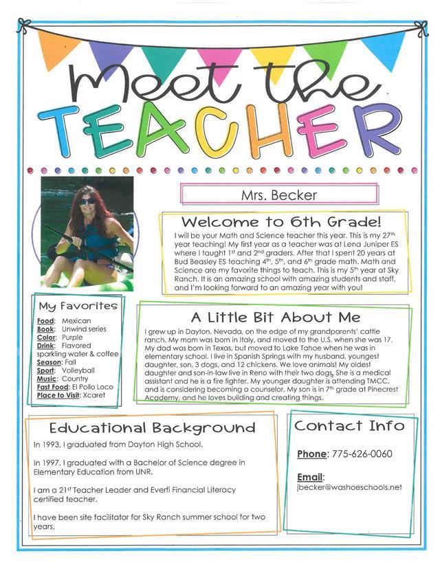 Meet Mrs. Becker