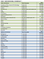 bell schedule thumbnail image