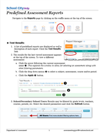 Predefined Reports 