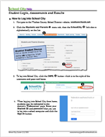 Help Student Login and Assessment Results