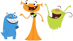  iReady characters Snargg Plory and Yoop