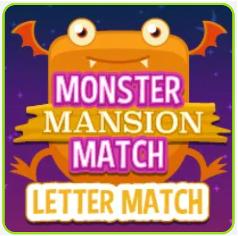  Monster mansion letter match