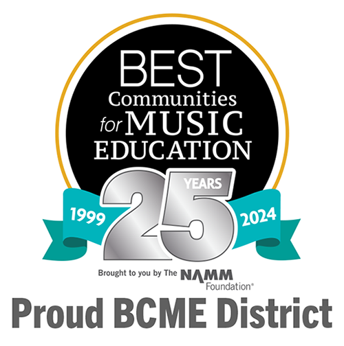  Best Communities for Music Education 1999-2024 25 years Brought to you by The NAMM Foundation