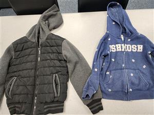 black and gray, osh kosh blue