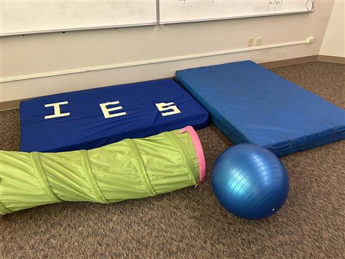 Crash Pads, Tunnels, and Exercise Balls