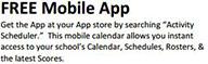 Activity Scheduler Text