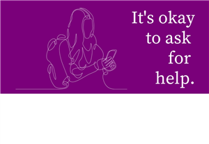 Care Solace graphic "It's OK to ask for help."