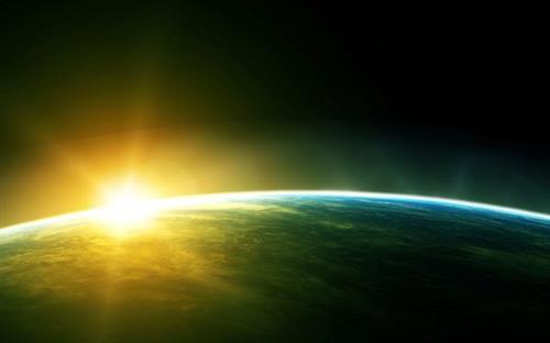 sunrise on earth