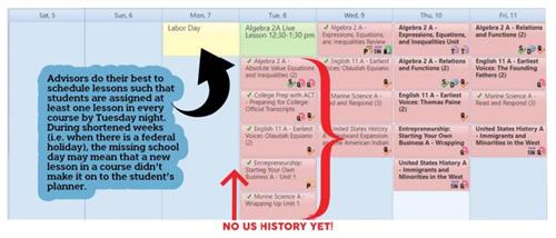 Shortened Week 